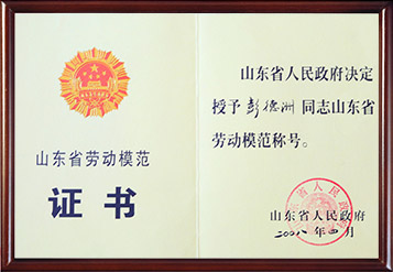 2008年山东省劳动模范